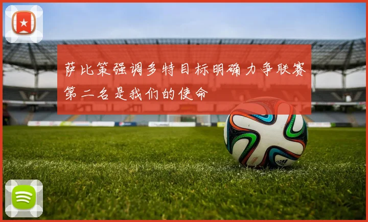 萨比策强调多特目标明确力争联赛第二名是我们的使命